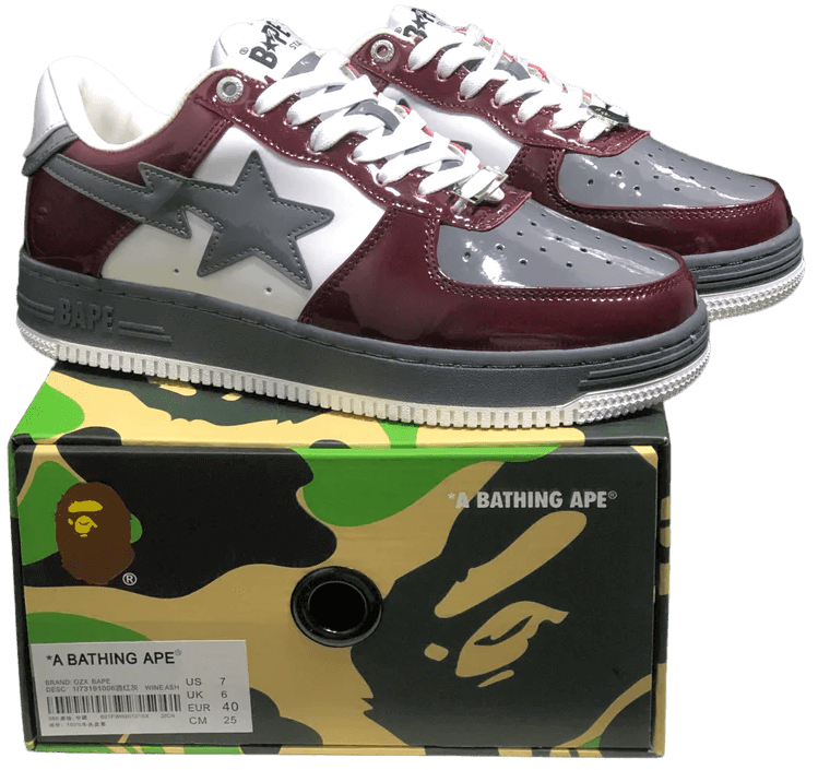 bape sta brick red